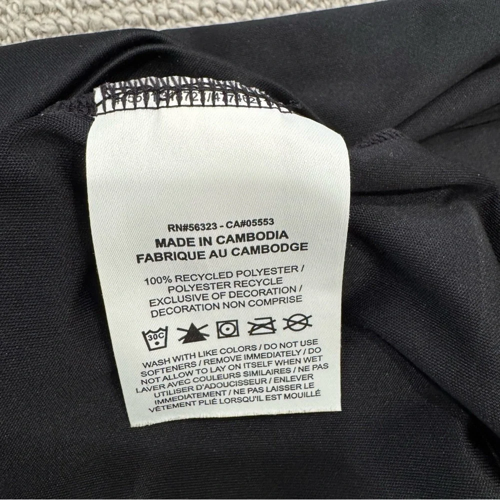 Nike Black Fitted Sleeveless Tank Top